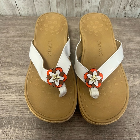 Vionic Mimi Wedge Espadrille Sandal 9 - Picture 1 of 7